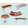 Restaurant Catering Folding Tables Bistro Plywood Folding Table